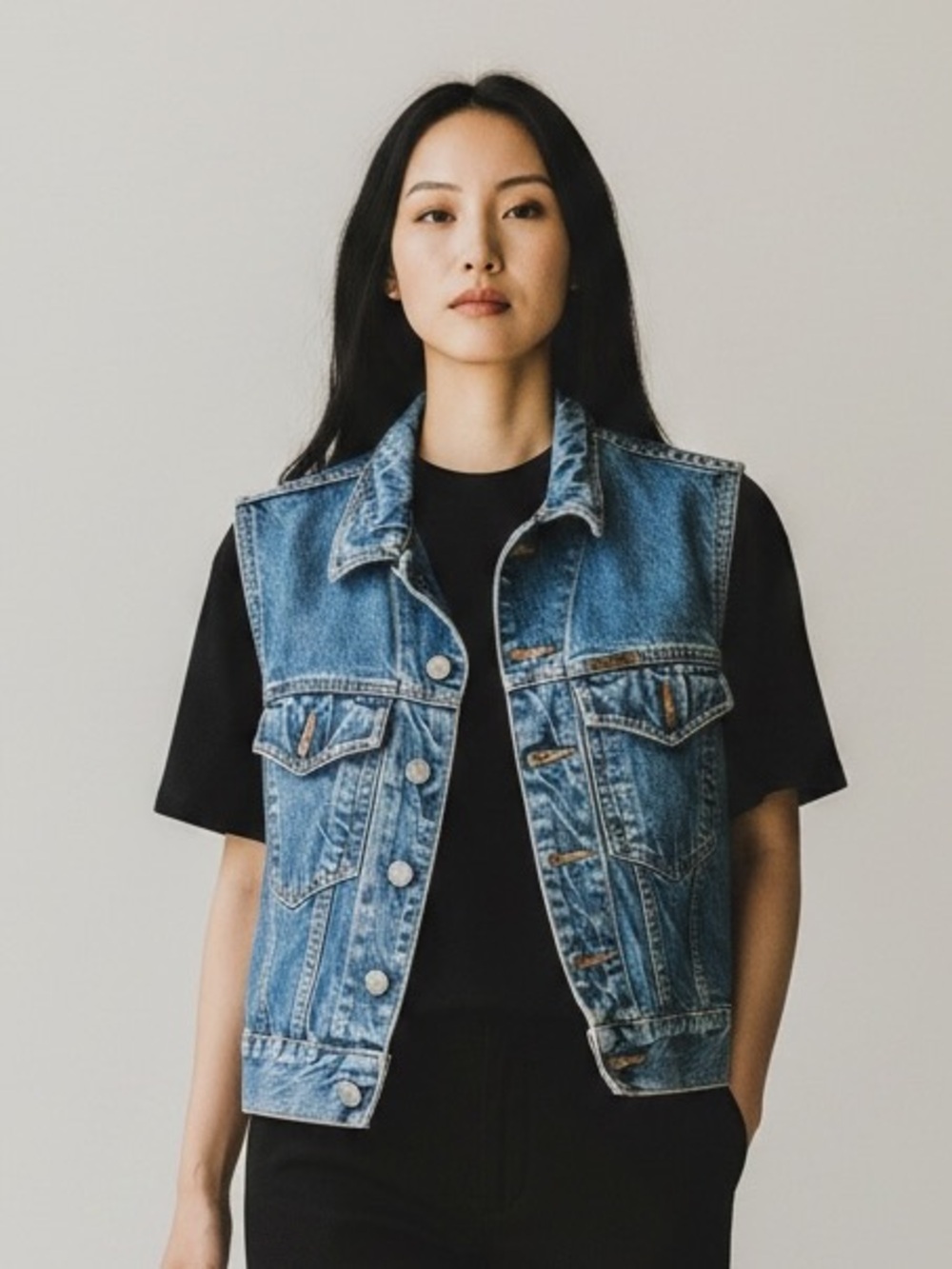 2000’s / 90’s VINTAGE Calvin Klein Jean Vest